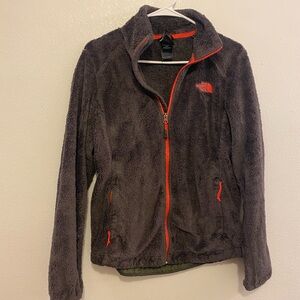 The North Face Charcoal Fleece with Trim